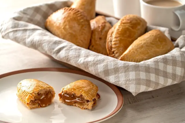 Empanadas de dulce de leche